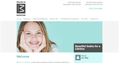 Desktop Screenshot of bracesinmarkham.com